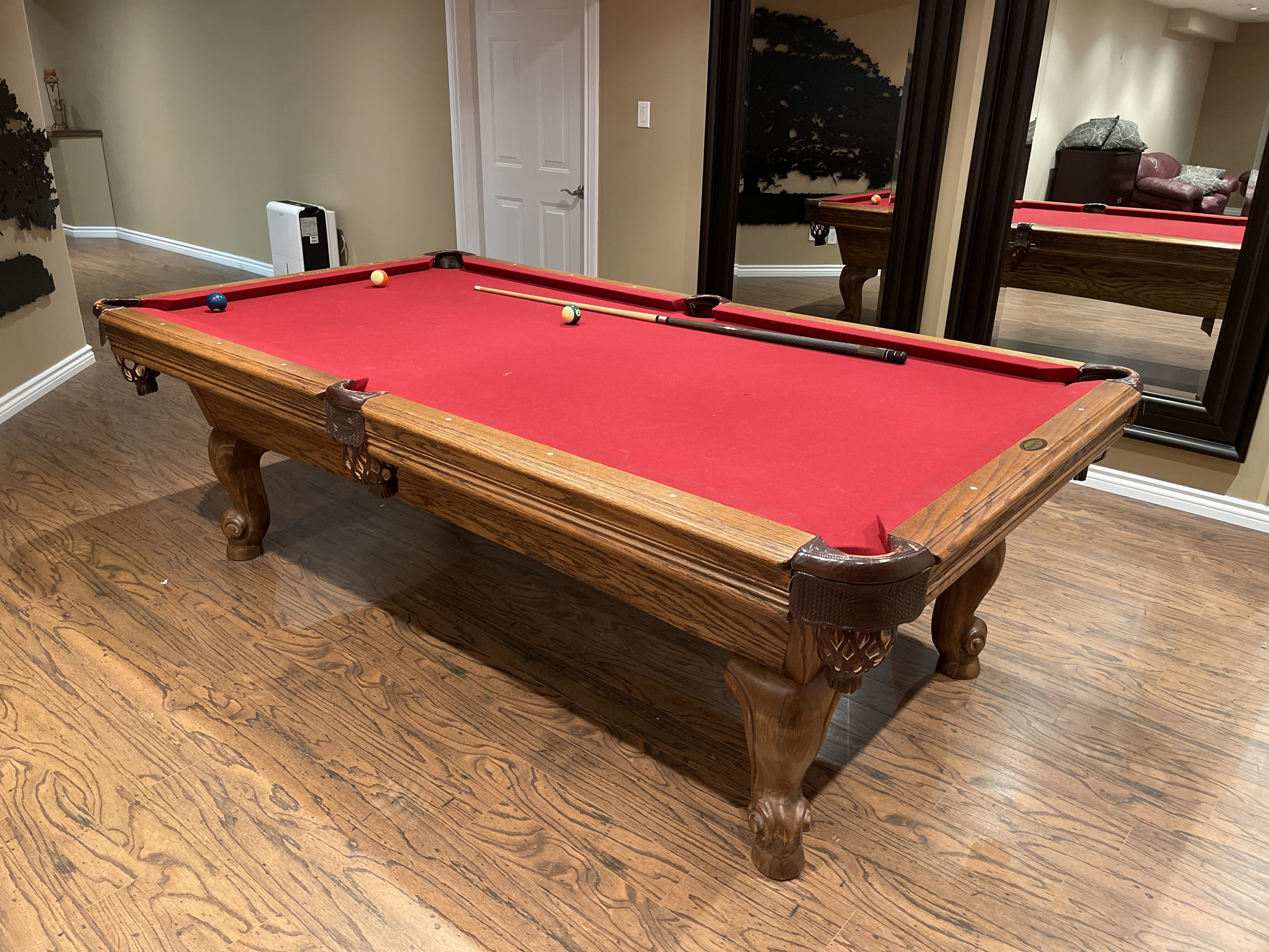 Pool Table Moving – Maple
